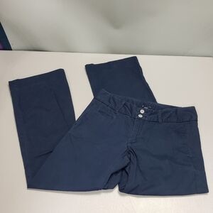 Gap factory womans navy blue boot cute pants size 2